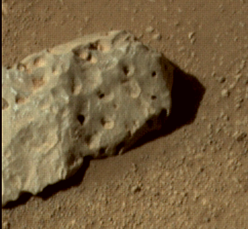 mars_stu's tweet photo. Looking at the new images from @NASAPersevere and wondering if she's found her first meteorite? https://t.co/lBiIfqGrPh