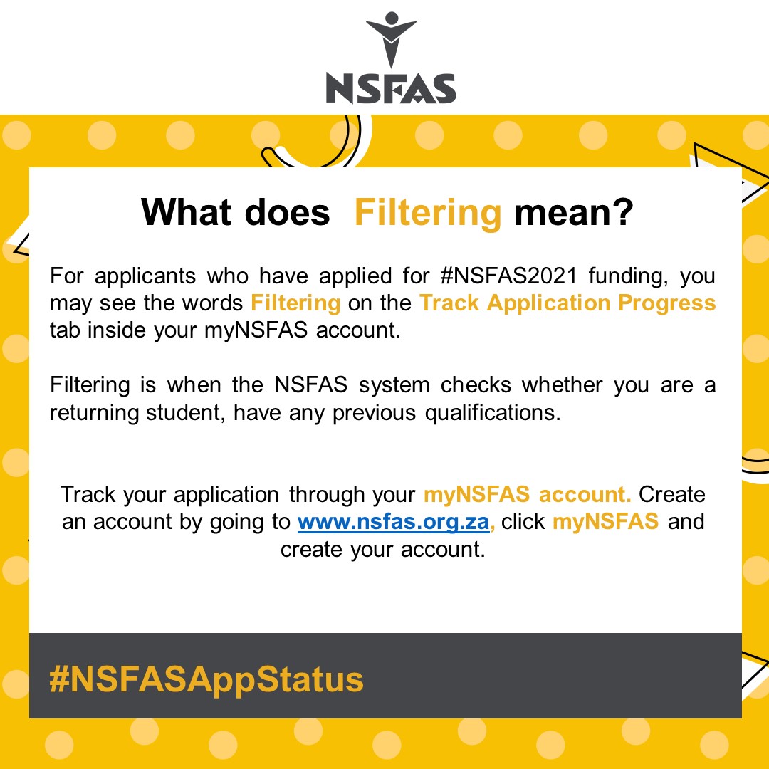 GCISMedia's tweet photo. #NSFASAppStatus https://t.co/kEQFNcLFJB