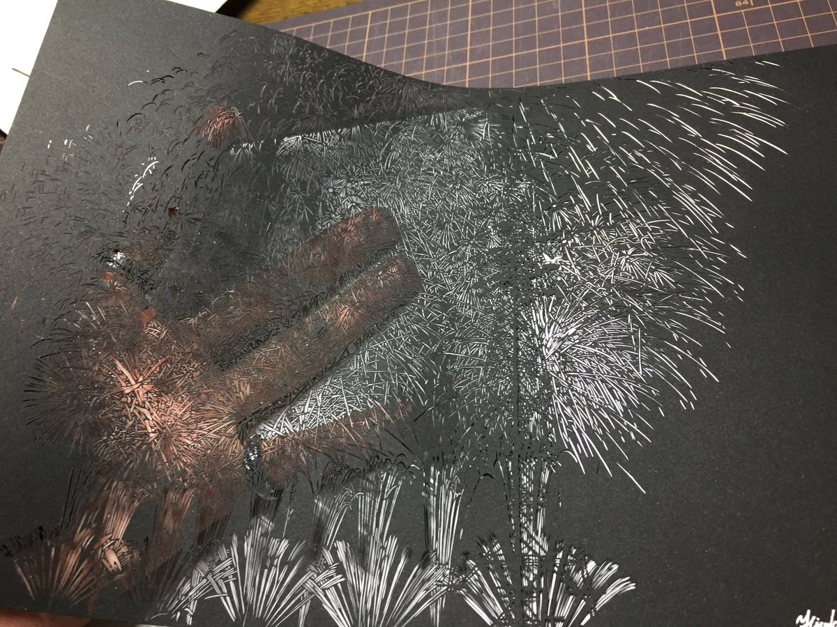 多分切り絵やってる人しかできないこと 
