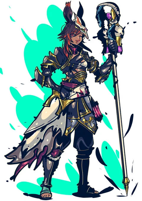 ファンタジーな方々です。 #Skeb #FFXIV https://t.co/b41IIZk2Jo 