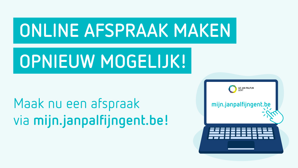 Vanaf vandaag kun je als gekende patiënt opnieuw online afspraken maken via ons beveiligd platform "Mijn Jan Palfijn"! 🖥️ 🖱️ Meer info over het platform vind je op onze website: janpalfijn.be/online-afspraa…. Je vindt er ook een handleiding om je wegwijs te maken! #warmezorg