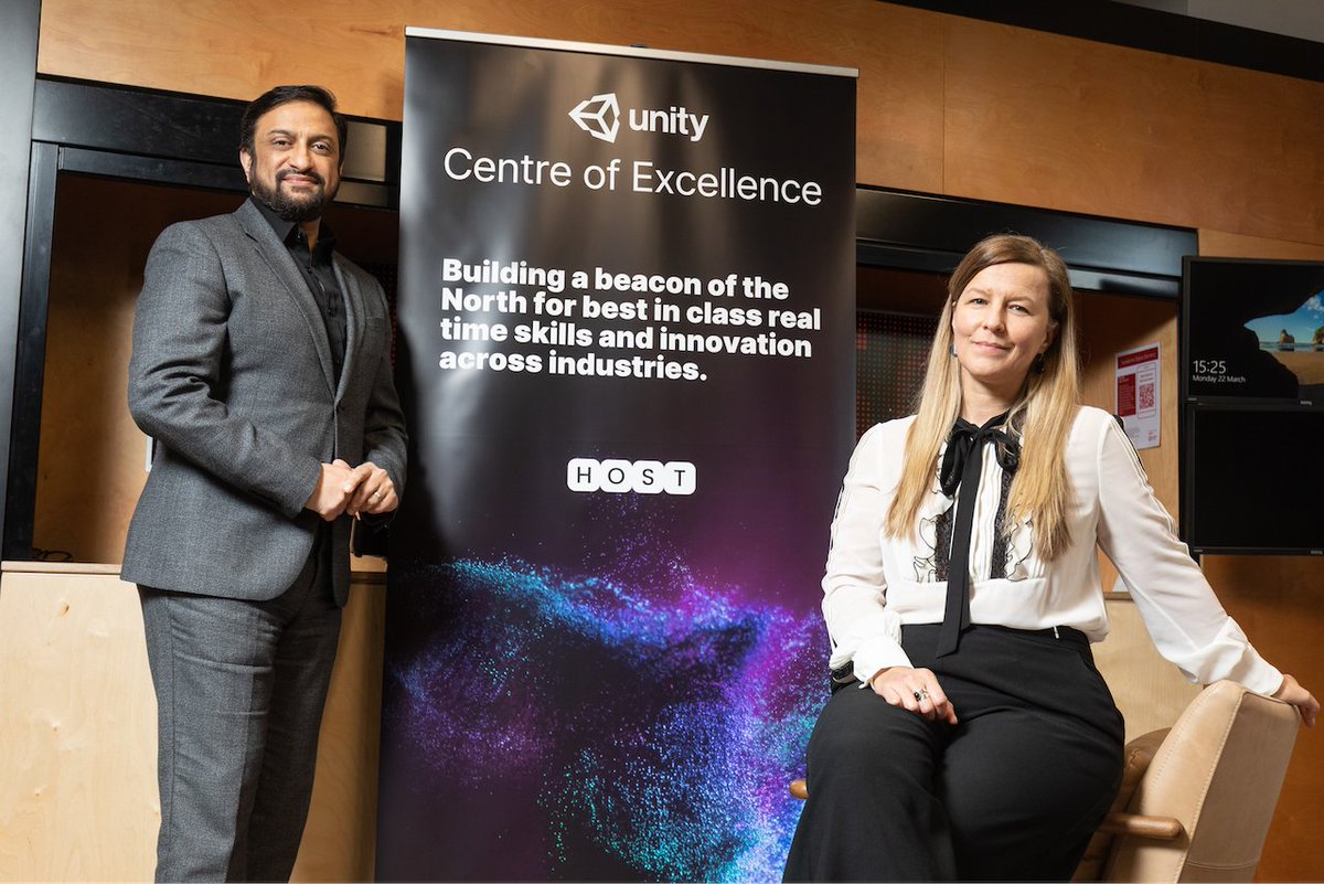 MediaCityUK's tweet photo. World leading real-time 3D content creation and operating platform @unity3d has announced that it’s opening a new Centre of Excellence at @HOSTSalford in @MediaCityUK.

Read more on how this will accelerate innovation in gaming &amp; immersive technology here:
https://t.co/e0oecfgveN https://t.co/NgxNXZMETf
