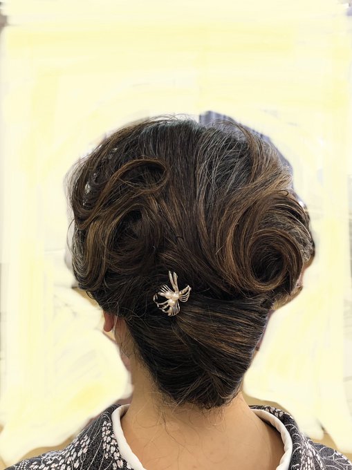 着物髪型のtwitterイラスト検索結果