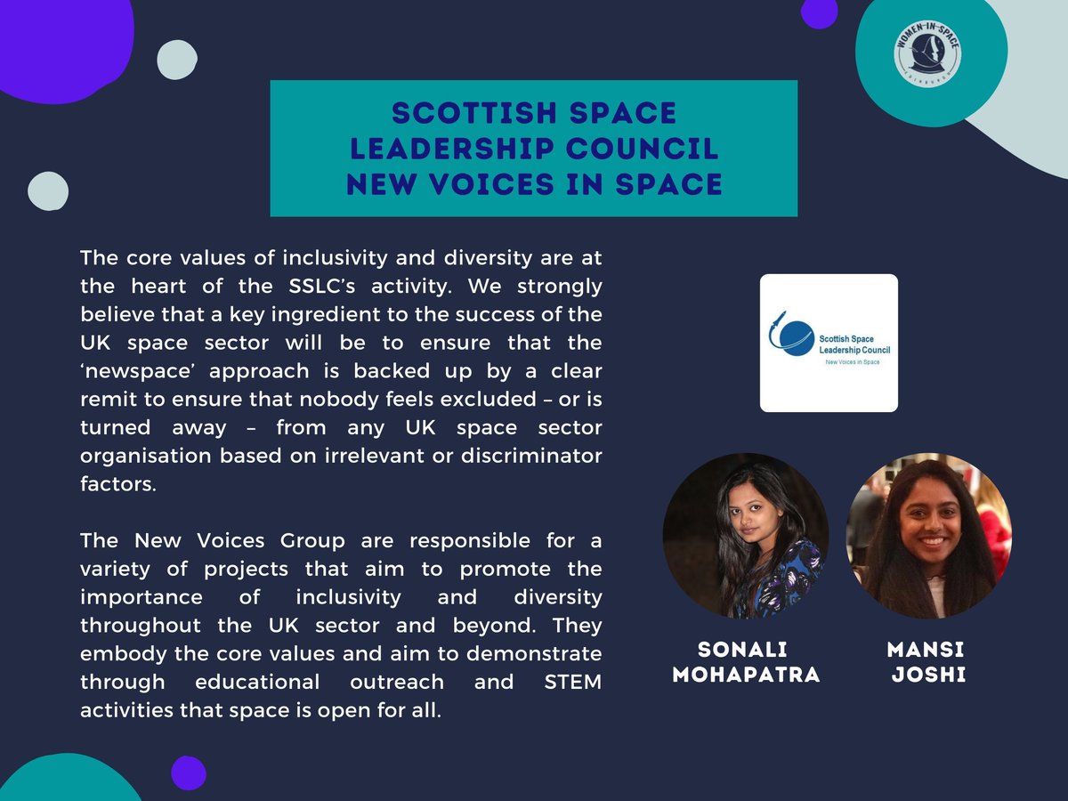 NewVoicesSpace's tweet photo. Today's the day🚀@EdiWiSpace starts in 2 hours!

We are pleased to announce that we will be joining a networking panel along with @SGAC, @UKSEDS, @woaaofficial and @AstroNoir__.

Come along and find out how you can get involved! 

#WomenInSpace
#SupportiveSpace
#SpaceForEveryone https://t.co/cyeOpYCi8m