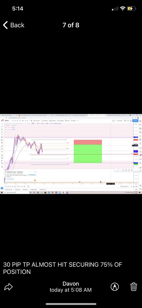 +30 on GBPNZD letting rest run.