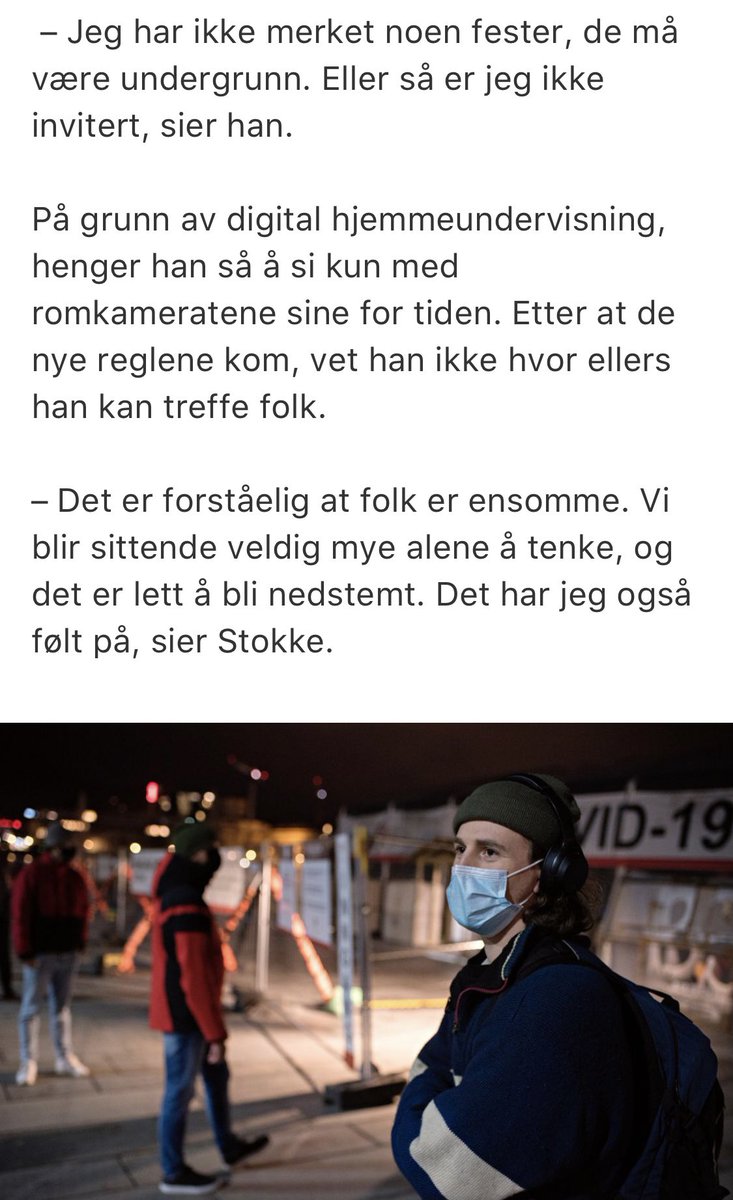 Så var vi her igjen. Lærte vi ingenting fra høstens erfaringer? Studentene skal prioriteres, sier regjeringen. Reiser hjem til påske er å anse som nødvendig reise, sier hjemkommunen. Etter alarmerende tall om ensomme studenter er det soleklart! Likevel får vi igjen pekefingeren