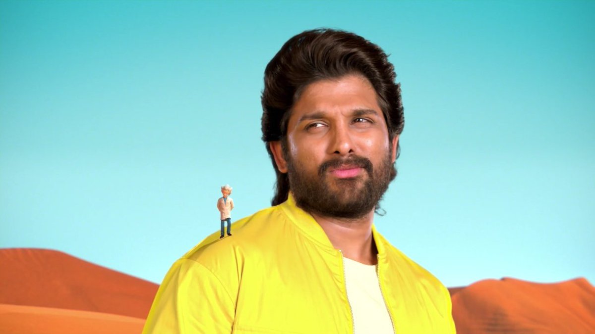 FilmyFocus's tweet photo. Cute clicks from 
@Frooti
 latest Ad ft. StylishHigh voltage sign 
@alluarjun &amp; @aliaa08
 #livethefrootilife #mangofrooti #freshnjuicy #AlluArjun https://t.co/2LY1yHFiVR