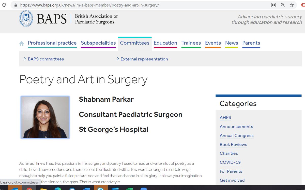 BAPS1953's tweet photo. Poetry & Art in Surgery
In this feature, #BAPSMember @ShabnamParkar @StGeorgesTrust shares her poetry journey, how art informs and supports her professional life, and examines the similarities with surgery.
https://t.co/nfF0YUyjcx
#PerformancePoetry #SpokenWord #MedicalArt https://t.co/2p5l1wjLjR