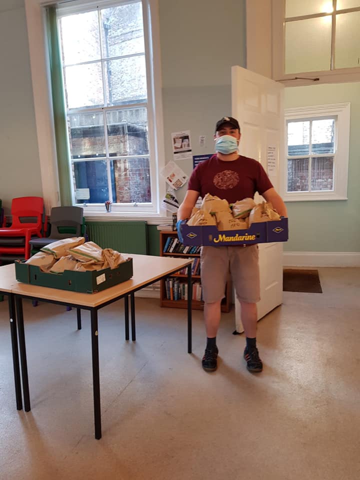 Talking about #LockdownHeroes this week has us bursting with pride at our wonderful volunteers like James and Terri! Their commitment right from the start of the pandemic means we have not missed a day feeding those in York facing homelessness and multiple disadvantage #proud