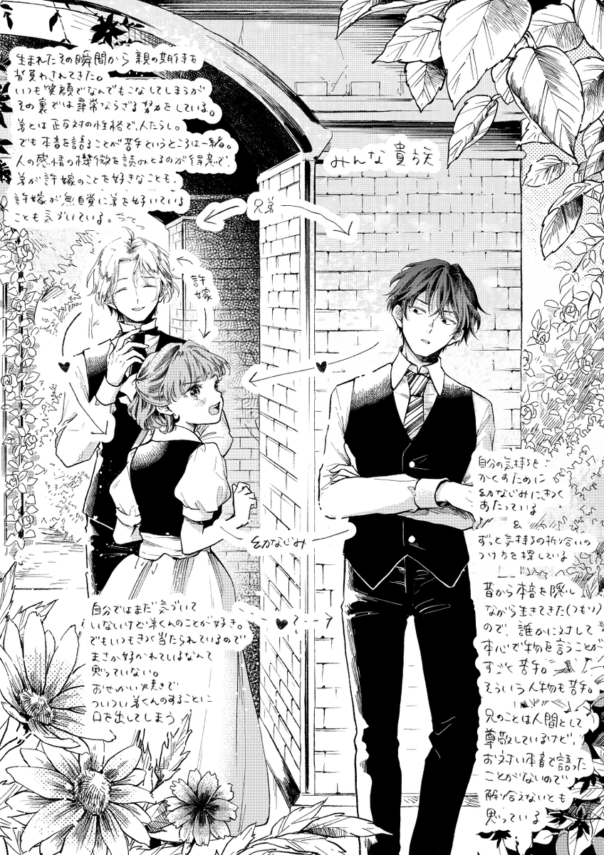 いつか描いた、私の性癖しか詰め込んでいないこの絵を見た担当さんが提案してくださいました笑
よしはるさんとは私が同人を始めた頃からのご縁なのでご一緒できて嬉しかったです? 
