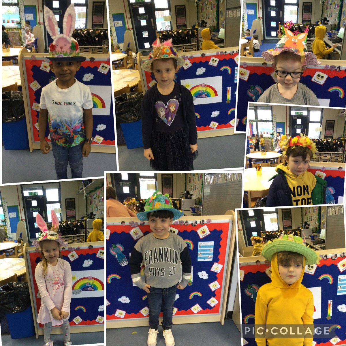 MrsTomkinsMLP's tweet photo. Reception have worked so hard these easter bonnets look amazing https://t.co/ZPej9R1mgk