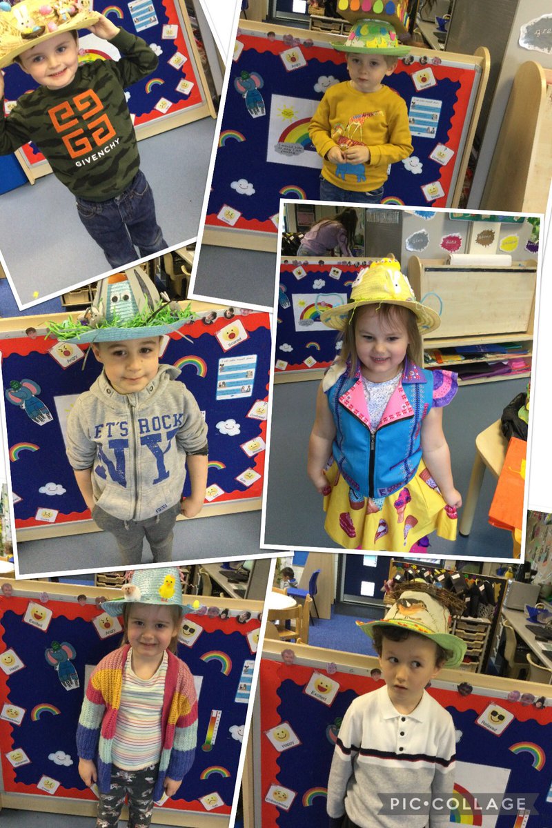 MrsTomkinsMLP's tweet photo. Reception have worked so hard these easter bonnets look amazing https://t.co/ZPej9R1mgk