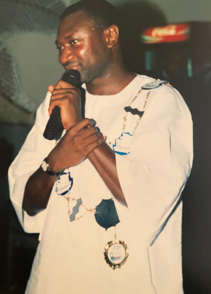 Flashback Friday to April 21st 2005 (16 years ago), when I was the largest ship owner (oil tankers) in Africa. This day marked my investiture as the president of the Nigerian chamber of shipping 🙏🏾 ...F.Ote💲