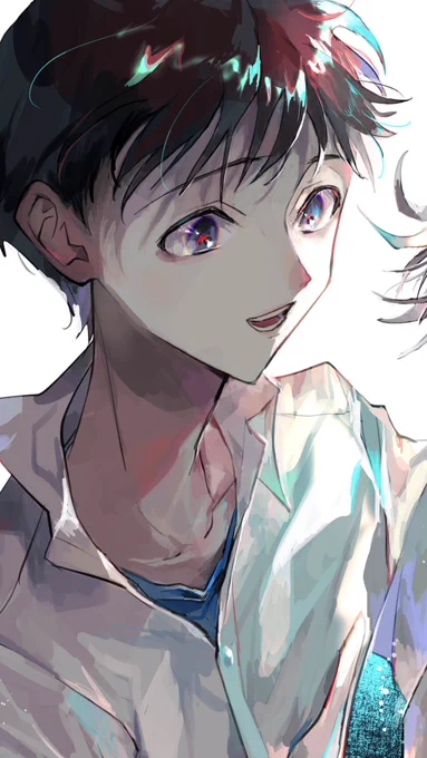 シン見たので12年ぶりにカヲシン描いた………… 
