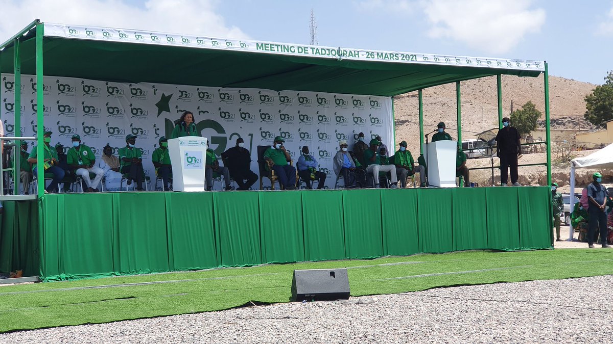 LiveDjib's tweet photo. #instantane 
En Direct de la deuxième capitale Tadjourah pour l'ouverture de la Campagne présidentielle du 9 Avril 2021.
#iog2021
#ContinuonsEnsemble https://t.co/Fa913MIHkP