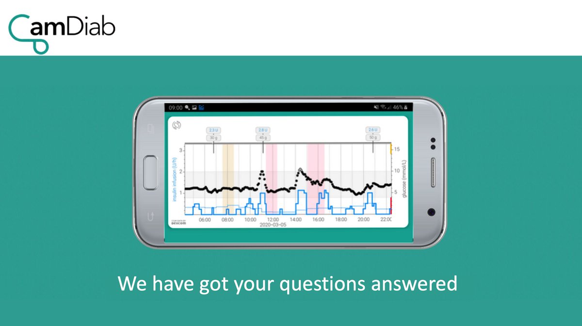 CamAPS FX is an advanced adaptive hybrid #closedloop app 📲 that automatically adjusts #insulin delivery on your #insulinpump based on your sensor glucose readings. Got any questions???⬇️

🔗camdiab.com/faq 

#DSMA #GBDoc