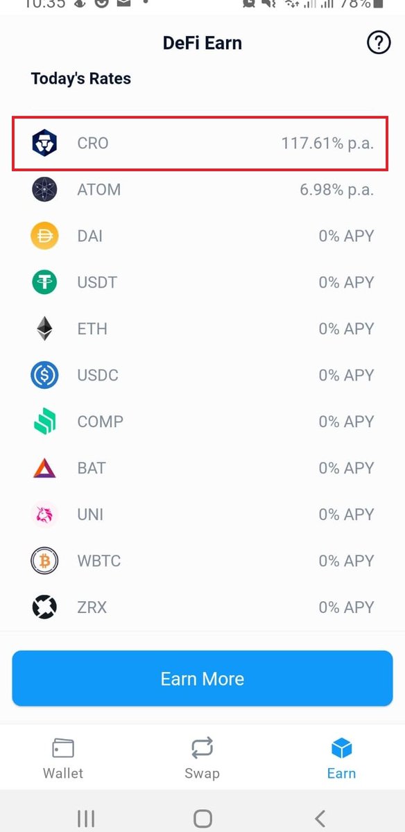 CiUzCap's tweet photo. Whaoooo !!!! 117% APY on @CryptoCom #Defi Wallet to start !!! Really??? @Kris_HK ??? Is that for Real???? @CROaddicted @cryptocom #CRO #BTC #Bitcoin #CryptoCom #Mainnet @CryptoMatrix2 @cryptocomcs If yes then this is #GREAT...! https://t.co/kLwNNBLQKF