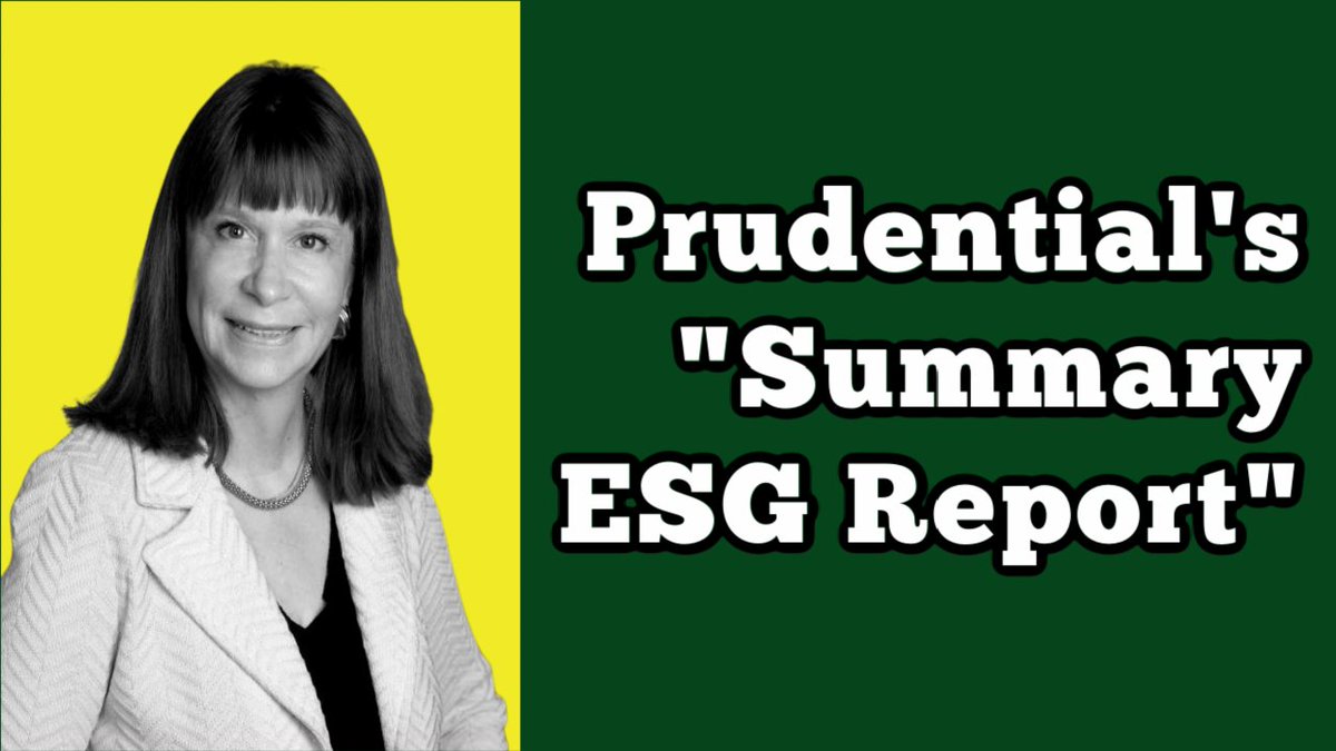 brocromanek's tweet photo. Prudential’s “Summary ESG Report” https://t.co/dkLmzvR7Ps $PRU #corpgov #climatechange #ESG https://t.co/rGzRBOCEeI