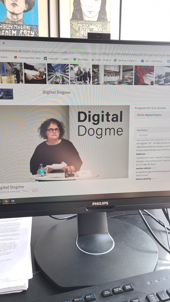 Tanja Frank fra @DigstStatus Den teknologiske udvikling skaber udfordringer, og kalder på en bred indsats ift digitale kompetencer. 
Vigtigt, at vi har fokus på at alle kommer med - aula på papir er svært at forestille sig.