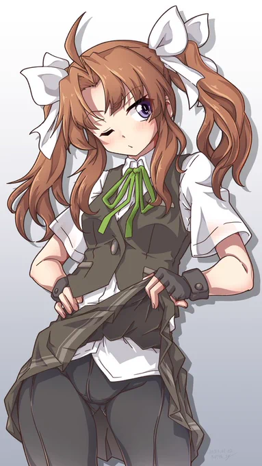 過去絵の再掲で陽炎さんを描いた気に(以下略 