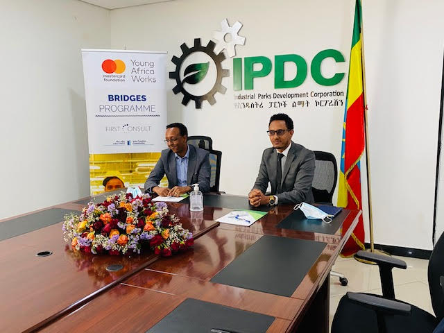 BridgesEthiopia's tweet photo. As a @MastercardFdn supported initiative implemented by @FirstConsultEth, @BridgesEthiopia signed a Memorandum of Understanding with @EthiopiaIpdc for a partnership to build competitive IPs which will create decent &amp; fulfilling industrial park jobs via a comprehensive framework. https://t.co/EL8D7gMi4f