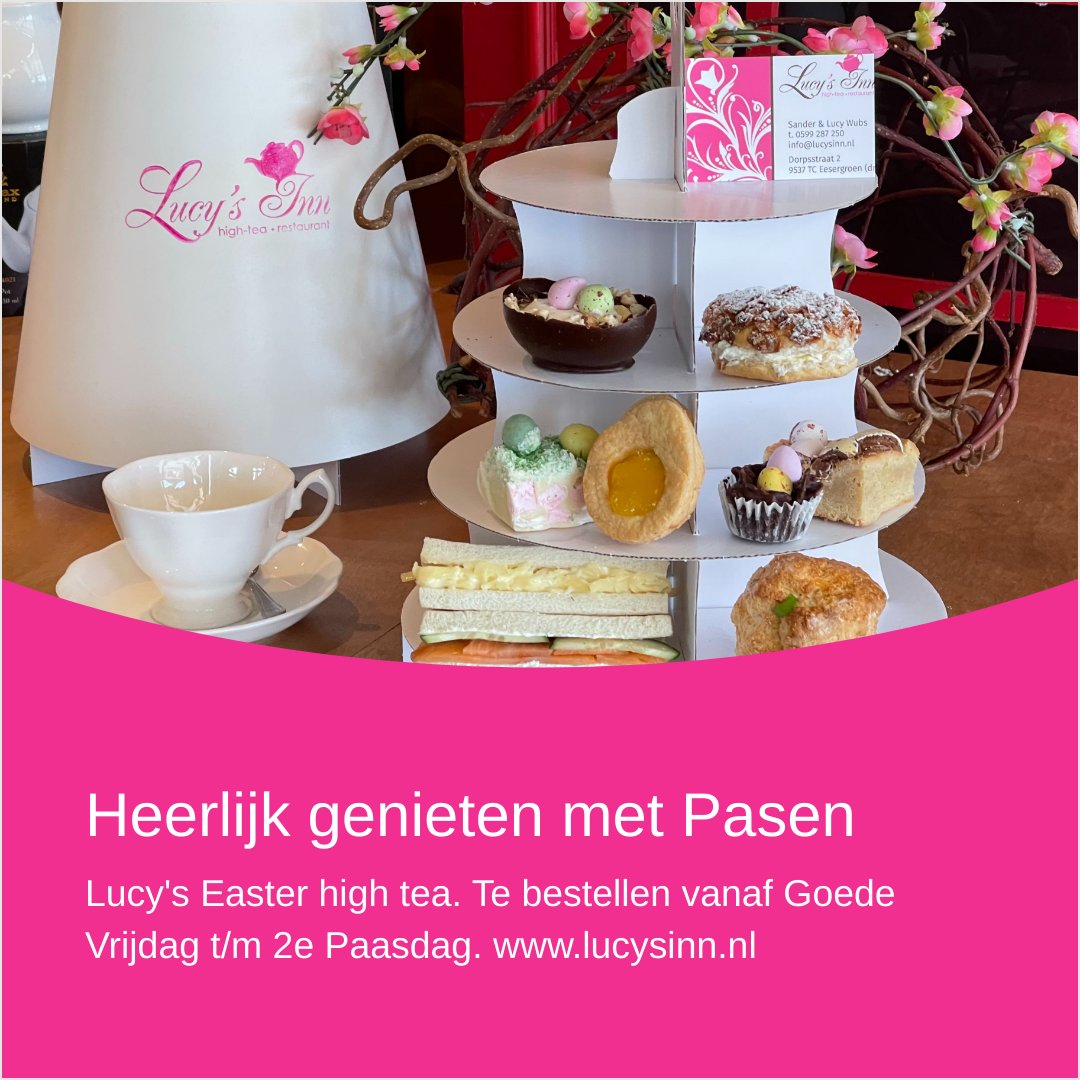 Lucy's Paas high tea is ook heerlijk als brunch lucysinn.nl/product/paas-h…