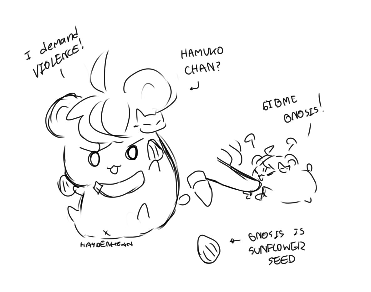 what pop up in my mind first thing I open twitter and see ppl calling childe hamuko? 
