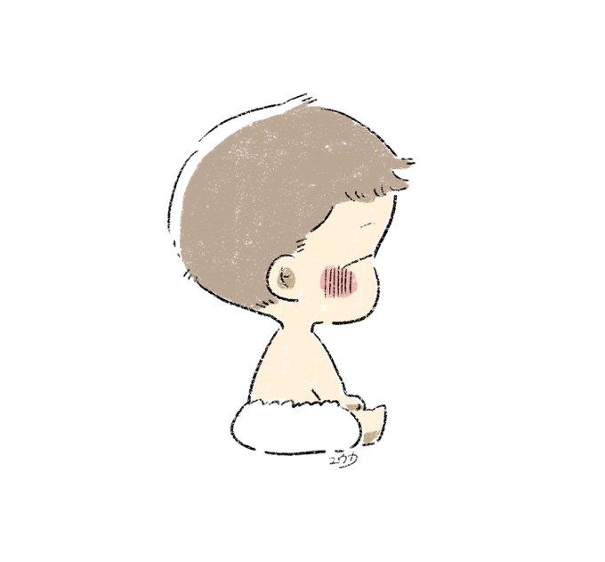 赤ちゃんのおしりのtwitterイラスト検索結果