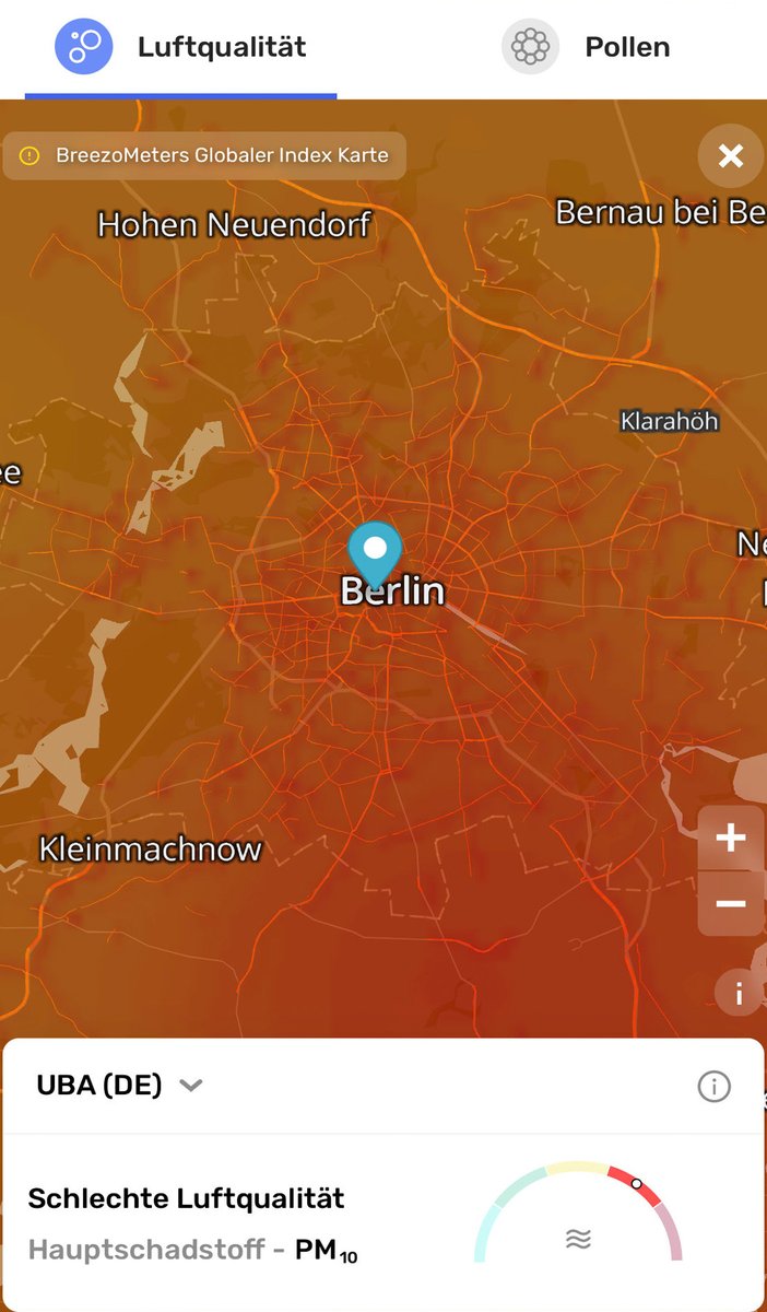 N_Stansfield's tweet photo. Luftqualität in Berlin.
Und warum es sinnvoll ist auch etwas weiter zu blicken.
#breezometer #fakten https://t.co/LYPfSHGEJx