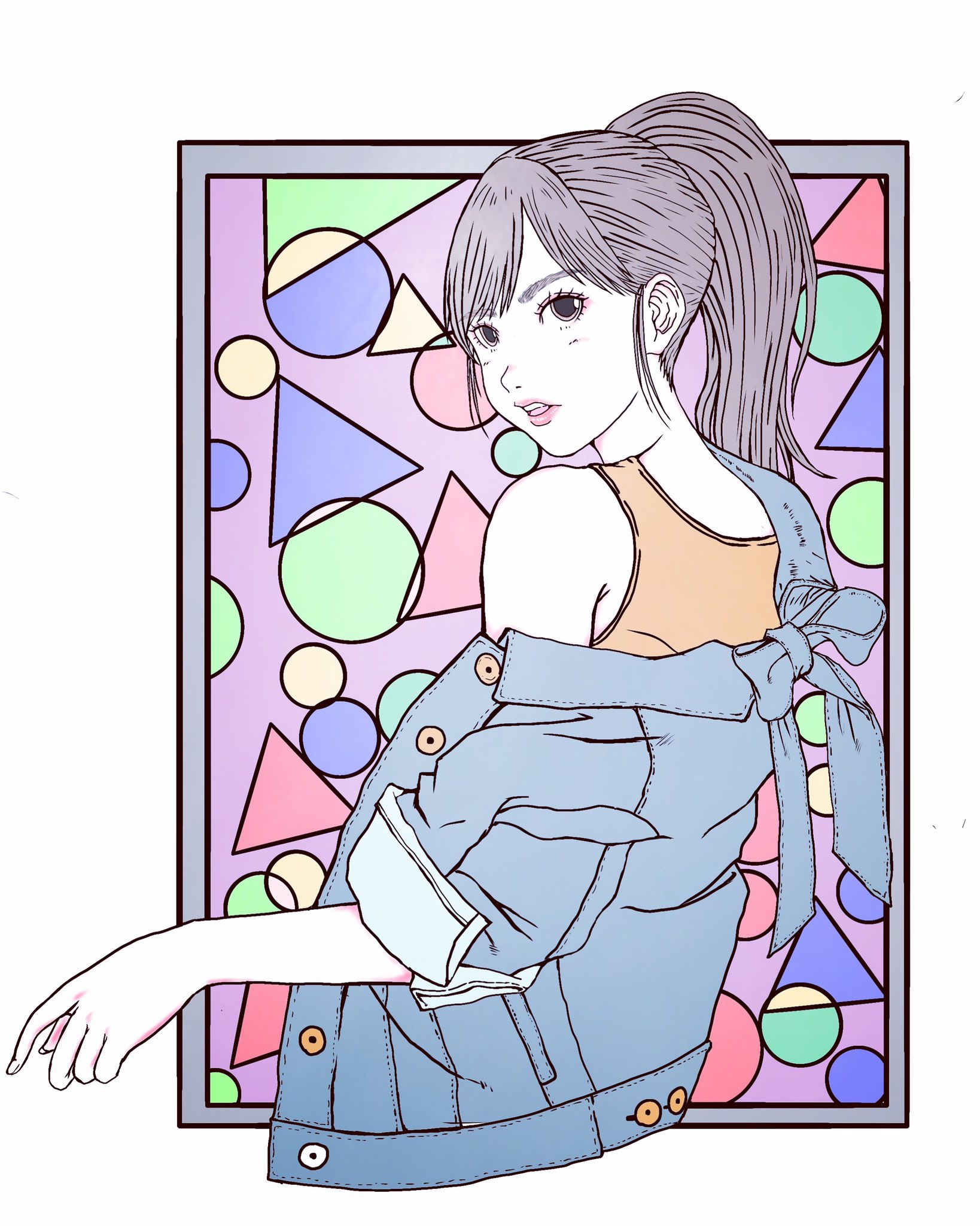 M Sa ポニーテール女子 オリジナルイラスト イラスト描いてみた イラスト好きな人と繋がりたい イラストヘアスタイル イラスト女子 イラストファッション 女子 T Co Ffvoxlxgjk Twitter