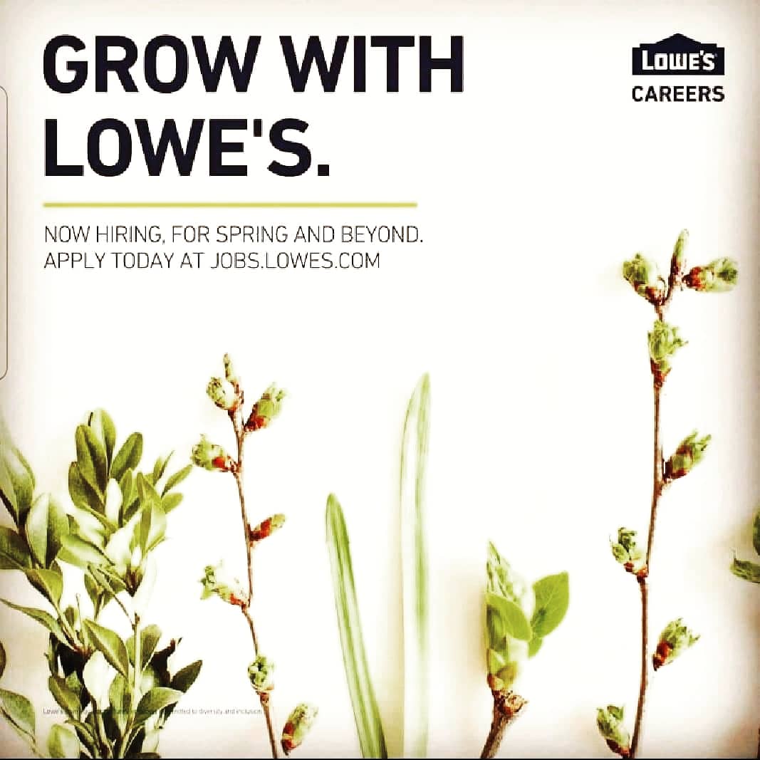 RChamberland2's tweet photo. Lowe's of Concord is ready for the weather!! Garden Gates are open & Spring is in the air 💙☀️🌱🌷💜
We are still hiring for the season! Come be part of a winning team!
@gaudette_randy @jamie_lutsko
#R18SpringHire #lowes #team2617 #district1291 #joinmyteam #teamwork #allin https://t.co/kIlxpoggMD