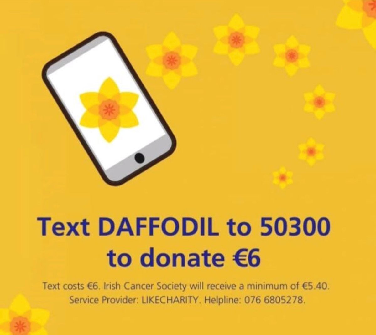 GraftonQuarter's tweet photo. We miss James AKA Daffodil Man who has helped raise funds for @IrishCancerSoc on #daffodilday for over 25 years on O'Connell St!
He cant be out today but you can still support Daffodil day and the #IrishCancerSociety by texting DAFFODIL to 50300 to donate €6🍀 https://t.co/SVocPN7lGm