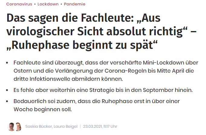 SchwaRoGoTv's tweet photo. WAS passiert eigentlich wenn es jetzt, wenn das was gefordert wurde nicht gemacht wird?
#Ruhetage zu #Ostern, sonst kollabiert das Gesundheitssystem.
Ergo kollabiert dann in einer Woche das Gesundheitssystem statt #NoCovidJETZT.
WAS wenn nicht? Welcher "Experte" ist dann Schuld? https://t.co/TIgtMeAeZq