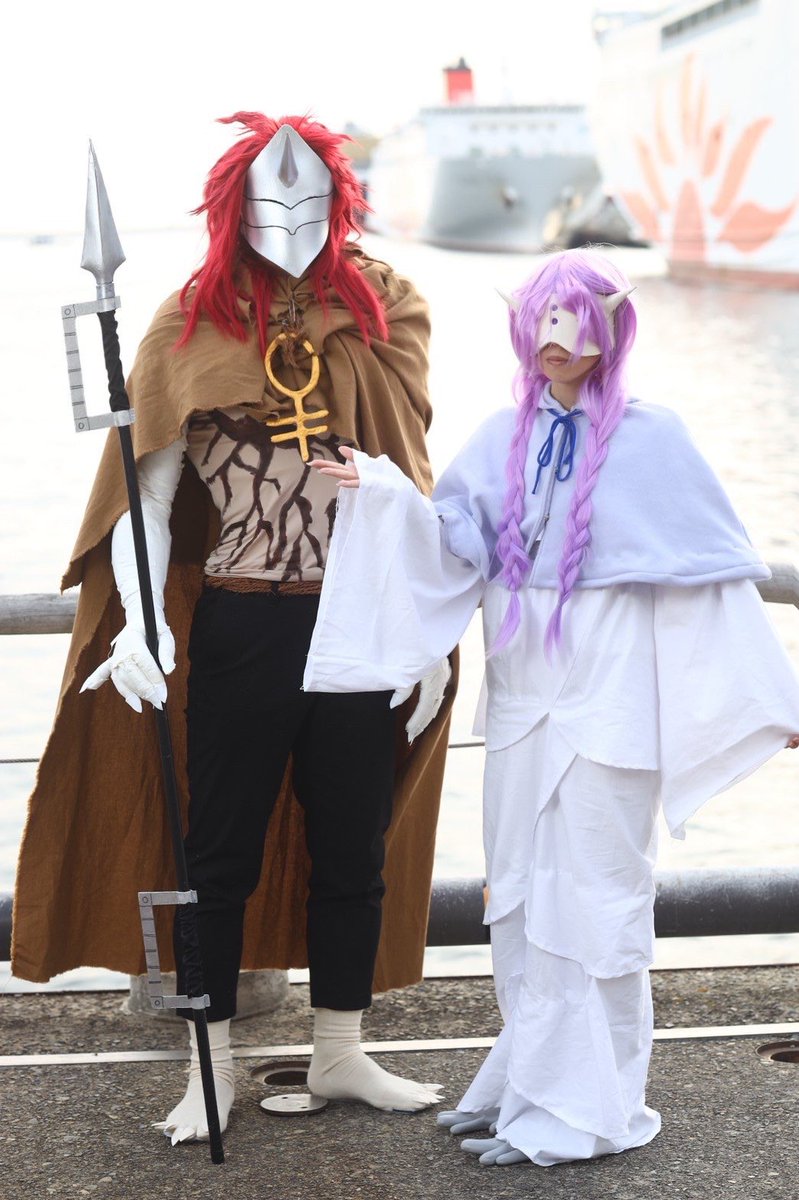 嵐坊 Cosplay 約束のネバーランド ソンジュ 嵐坊 ムジカ 迦南丸 Kanamie0507 アコスタスタッフ アコスタatc 約束のネバーランド 約ネバ最終回