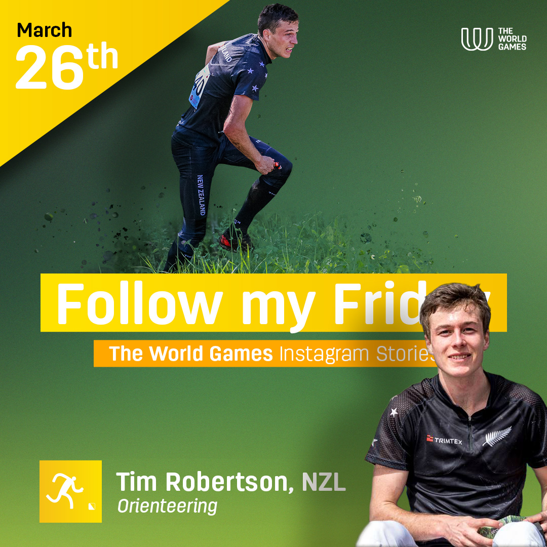 TheWorldGames's tweet photo. Head over to our Instagram or Facebook Stories to follow orienteering star Tim Robertson's 🇳🇿 day all day long today! 🤩

https://t.co/idADRxWbNu
https://t.co/QsX2FfjrEN

#FollowMyFriday #TakeoverTuesday #WeAreTheWorldGames @IOForienteering @OrienteeringNZ https://t.co/2FFKx6tXTK