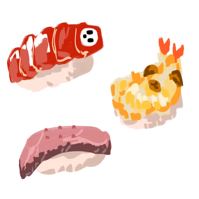 #寿司食べますWIN
#50人イラフト

壁紙やらでいい感じにつこてもろて 