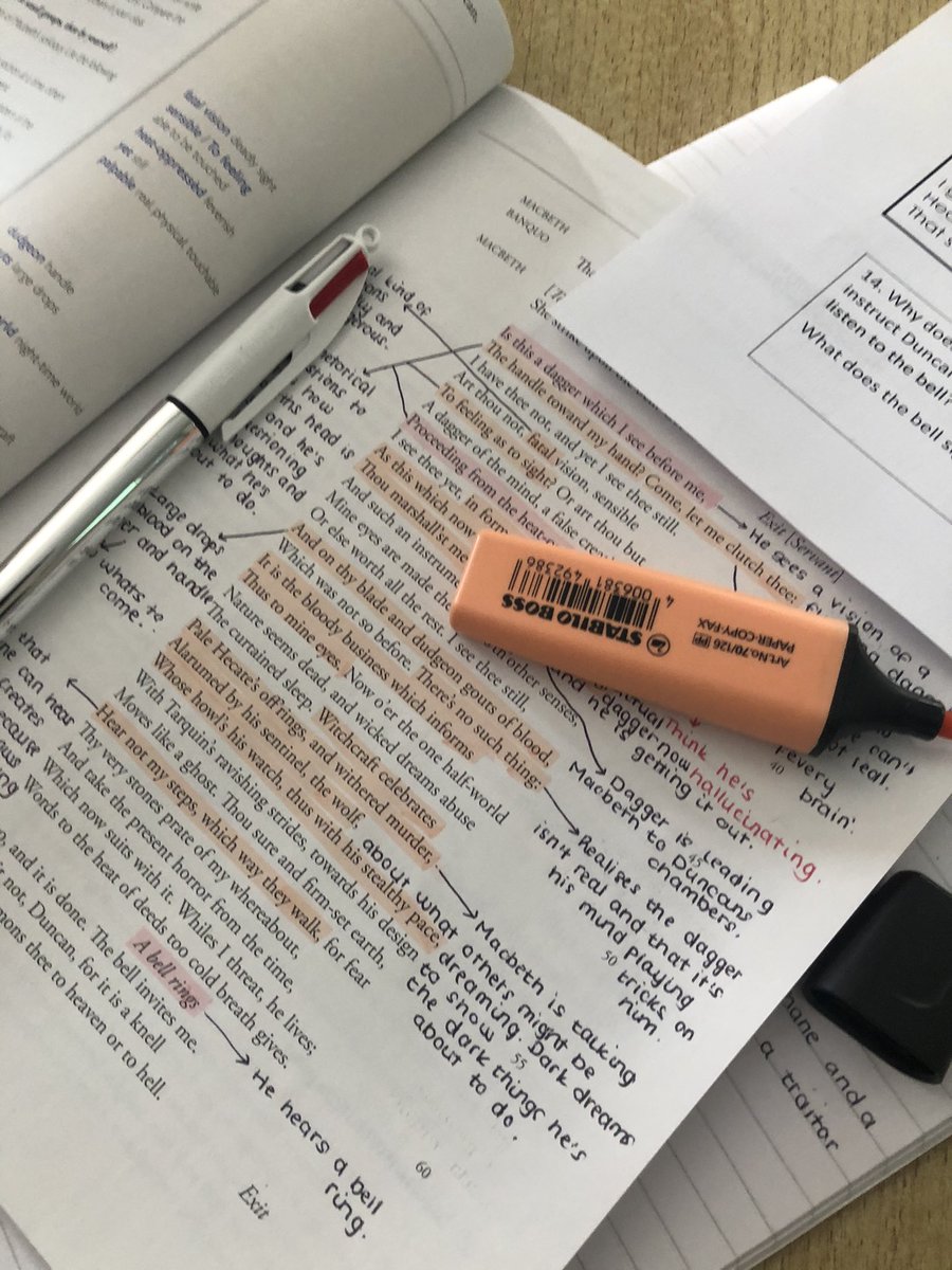 Campion_English's tweet photo. Excellent work by Year 10 this morning focusing on Act 2 of Macbeth. https://t.co/cGnMIrThmE