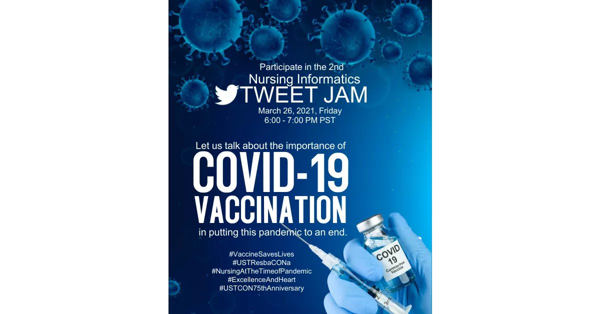 SarahDC_Salazar's tweet photo. Awareness is the first step towards change.

#VaccinesSaveLives
#USTResbaCONa
#NursingAtTheTimeofPandemic
#ExcellenceAndHeart
#USTCON75thAnniversary https://t.co/plbLgAba4x