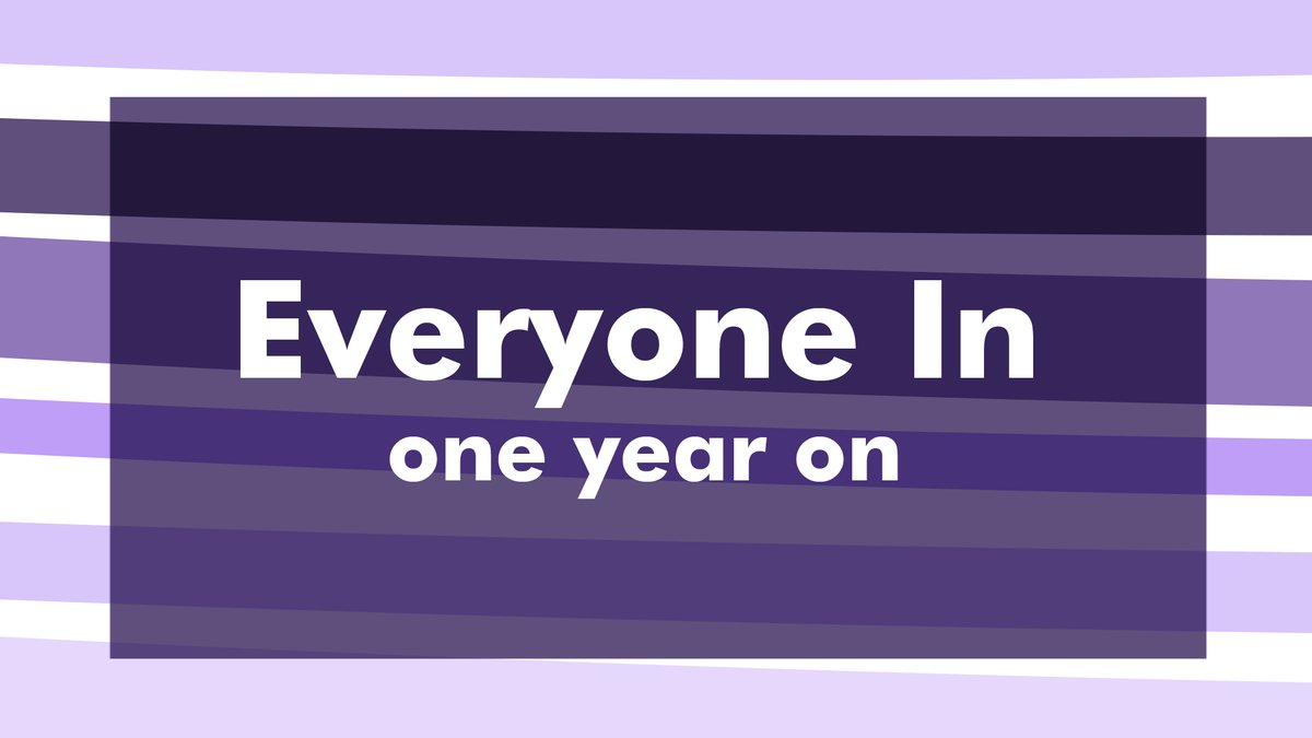 LGAcomms's tweet photo. Today marks one year since the #EveryoneIn initiative was introduced to help shield rough sleepers from COVID-19.

Councils and their partners took this opportunity and have worked tirelessly over the past year to support people sleeping rough.

A #CouncilsCan THREAD https://t.co/OPma4KmnGy