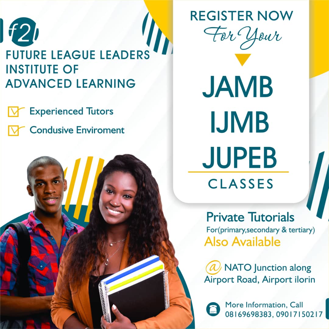 atitebi_joshua's tweet photo. Now that Jamb has announced it's registration details and dates.
F2L is here for your success. Register now for your tutorial.
#F2L #AcademicTwitter #JambTutorial https://t.co/pjSKA4nCby