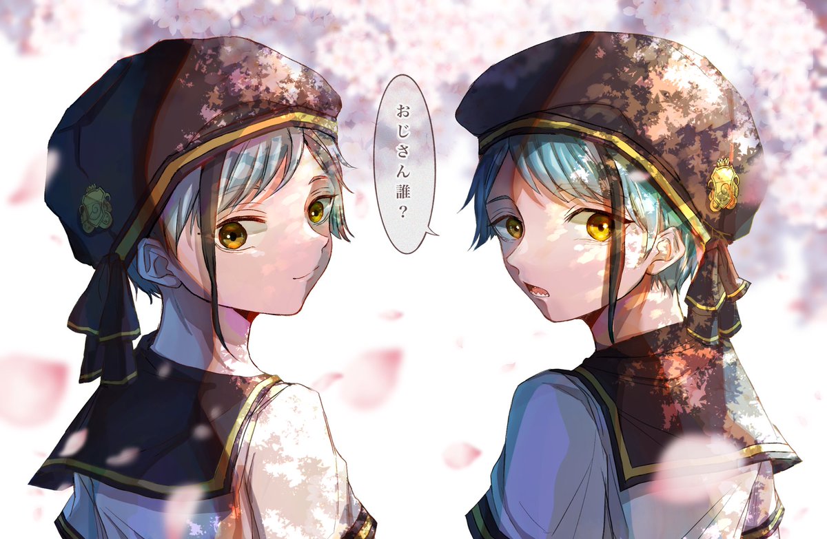 #ラフから線画と着色後と完成までを見せる
めっちゃ変わるーー 
