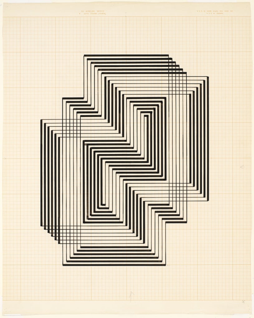 Study for Graphic Tectonic series – Josef Albers [1941-42] | Unintentionally solving the microchip layout problem