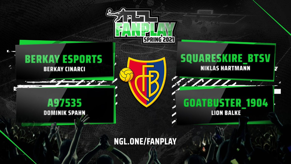 fcbasel_esports's tweet photo. 🏆 Das Finale des #NGLFanplay Spring 2021 steht an!

Unsere Farben werden von @BerkayEsports, @squareskire, #A97535 und #GOATBUSTER_1904 vertreten. Wir drücken den Jungs die Daumen und unterstützen sie live im Stream heute Abend ab 19 Uhr unter https://t.co/MV9oZhvHpe 🎮 https://t.co/X8OmvKR8U7