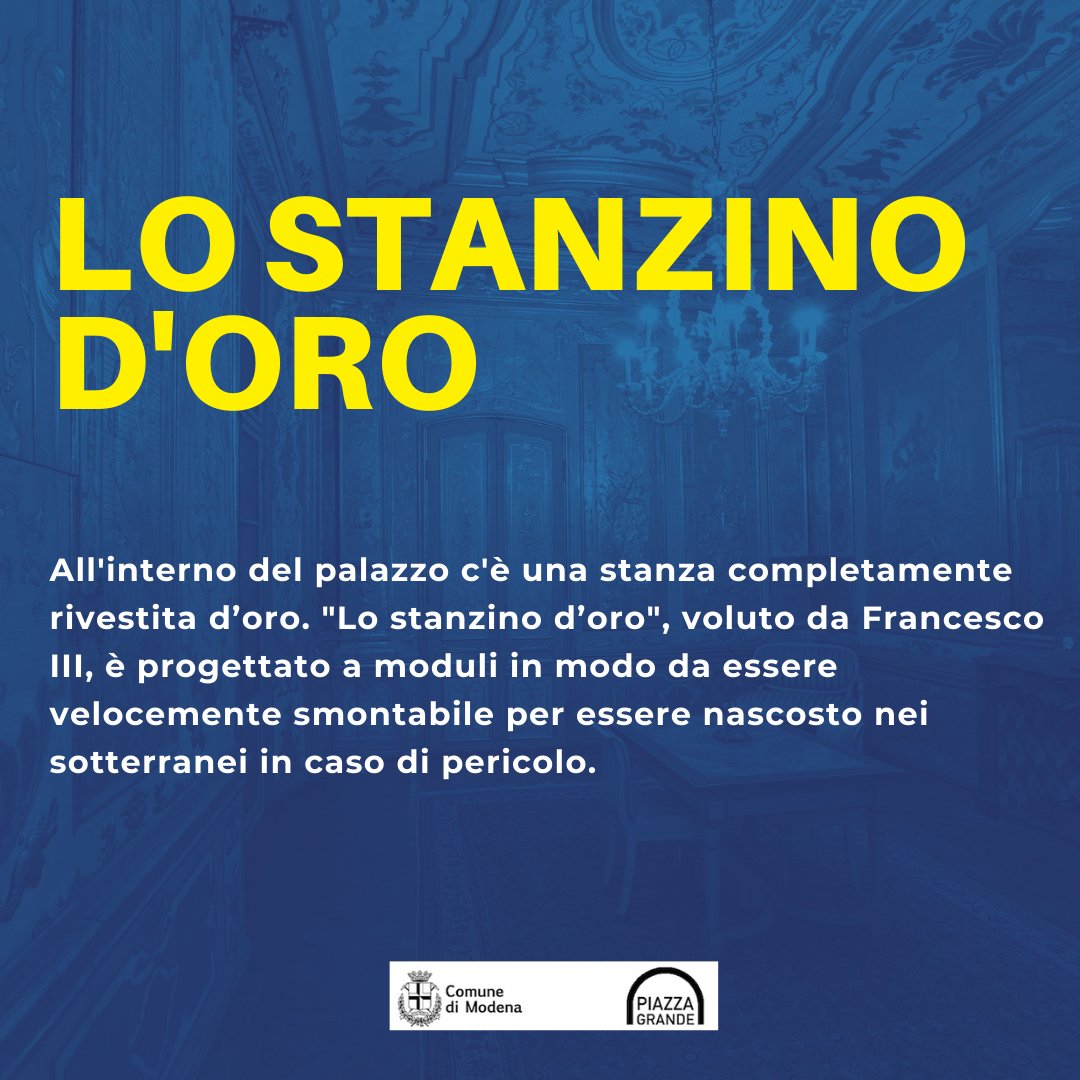 cittadimodena's tweet photo. 🤔 📚 #trecose In piazza roma a modena si erge il meraviglioso Palazzo Ducale, ecco tre cose che non sai sulla residenza dei duchi estensi:
🥇 lo stanzino d'oro
🏰 il castello di modena
⚫ acetaia
🤓 Conoscevi queste storie? https://t.co/PMmXEZmksm
