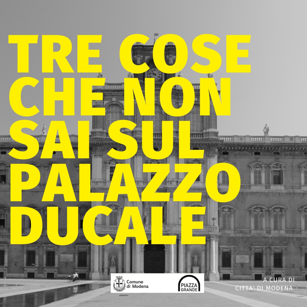 cittadimodena's tweet photo. 🤔 📚 #trecose In piazza roma a modena si erge il meraviglioso Palazzo Ducale, ecco tre cose che non sai sulla residenza dei duchi estensi:
🥇 lo stanzino d'oro
🏰 il castello di modena
⚫ acetaia
🤓 Conoscevi queste storie? https://t.co/PMmXEZmksm