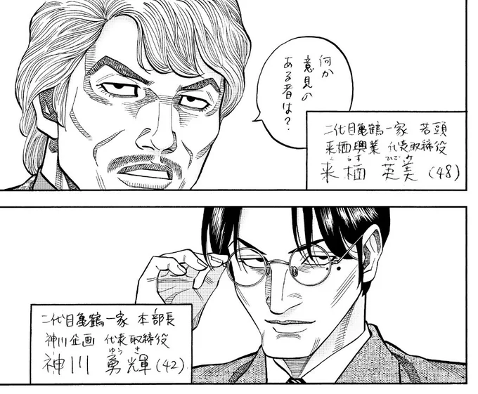 週刊漫画ゴラク 今週号
『ゴールデン・ガイ』は
新キャラ続々登場!!
キャラの描き分け、限界です!笑 