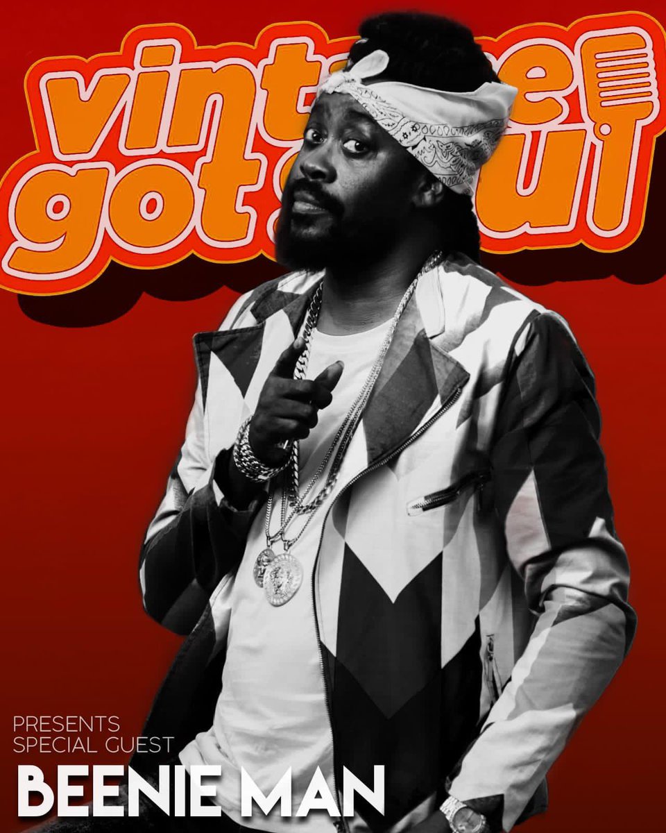 Vintage Got Soul (@vgstweet) on Twitter photo What’s that? An interview with <a href="/KingBeenieMan/">Beenie Man</a> 👑🥵
Our host René talks life with one of Jamaica’s most influential artists 👉🏼 snippets & full interview dropping in the next 7 days.
#VintageGotSoul What’s that? An interview with <a href="/KingBeenieMan/">Beenie Man</a> 👑🥵
Our host René talks life with one of Jamaica’s most influential artists 👉🏼 snippets & full interview dropping in the next 7 days.
#VintageGotSoul