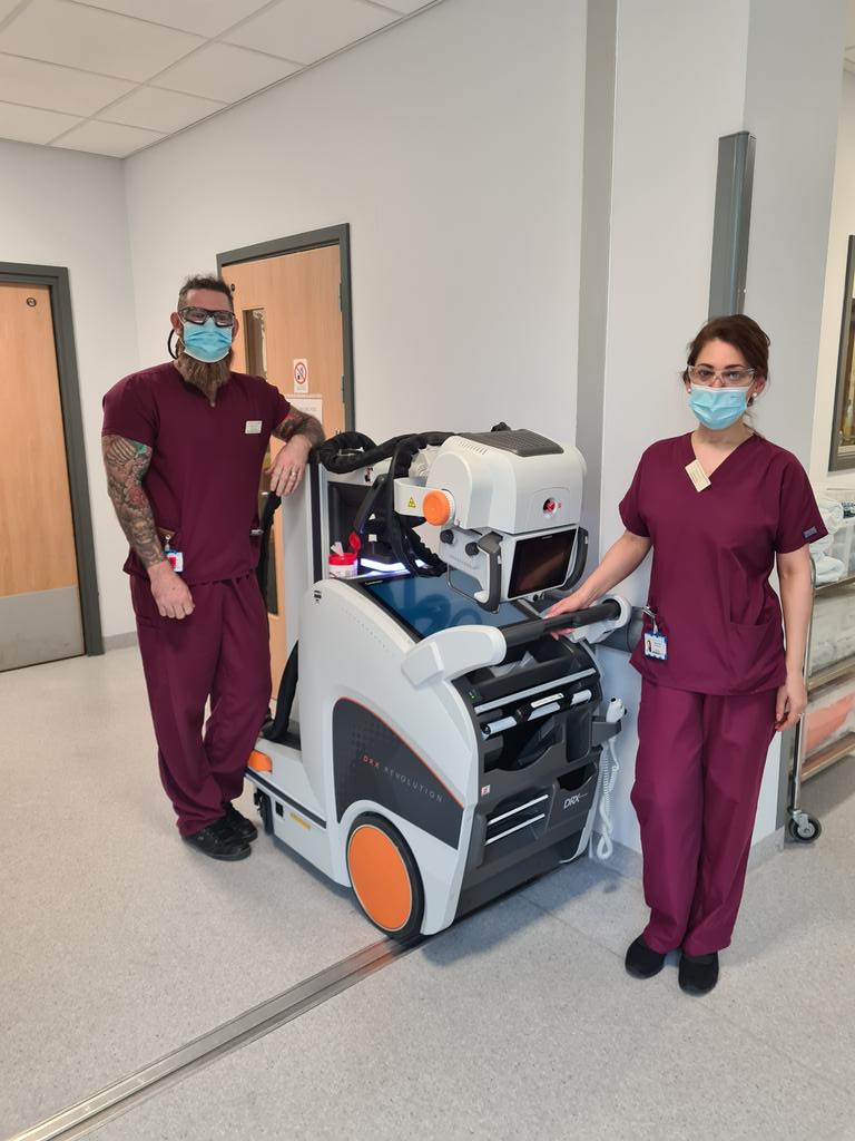 GemmaHemingway's tweet photo. New DRX Revolution Mobile Xray supplied by @Carestream
To support acute patient flow in the busy Xray Department
@MY_FCSS @radsxray https://t.co/5WGwi1vo5m