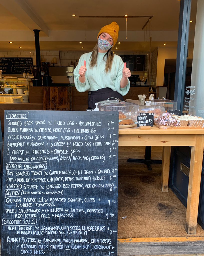 AND WE’RE OPEN 🥳 10am-3pm, in the cafe and on deliveroo #supportsmallbusiness #supportlocal #supportindependent #edinburgh #edineats #edinburghbrunch