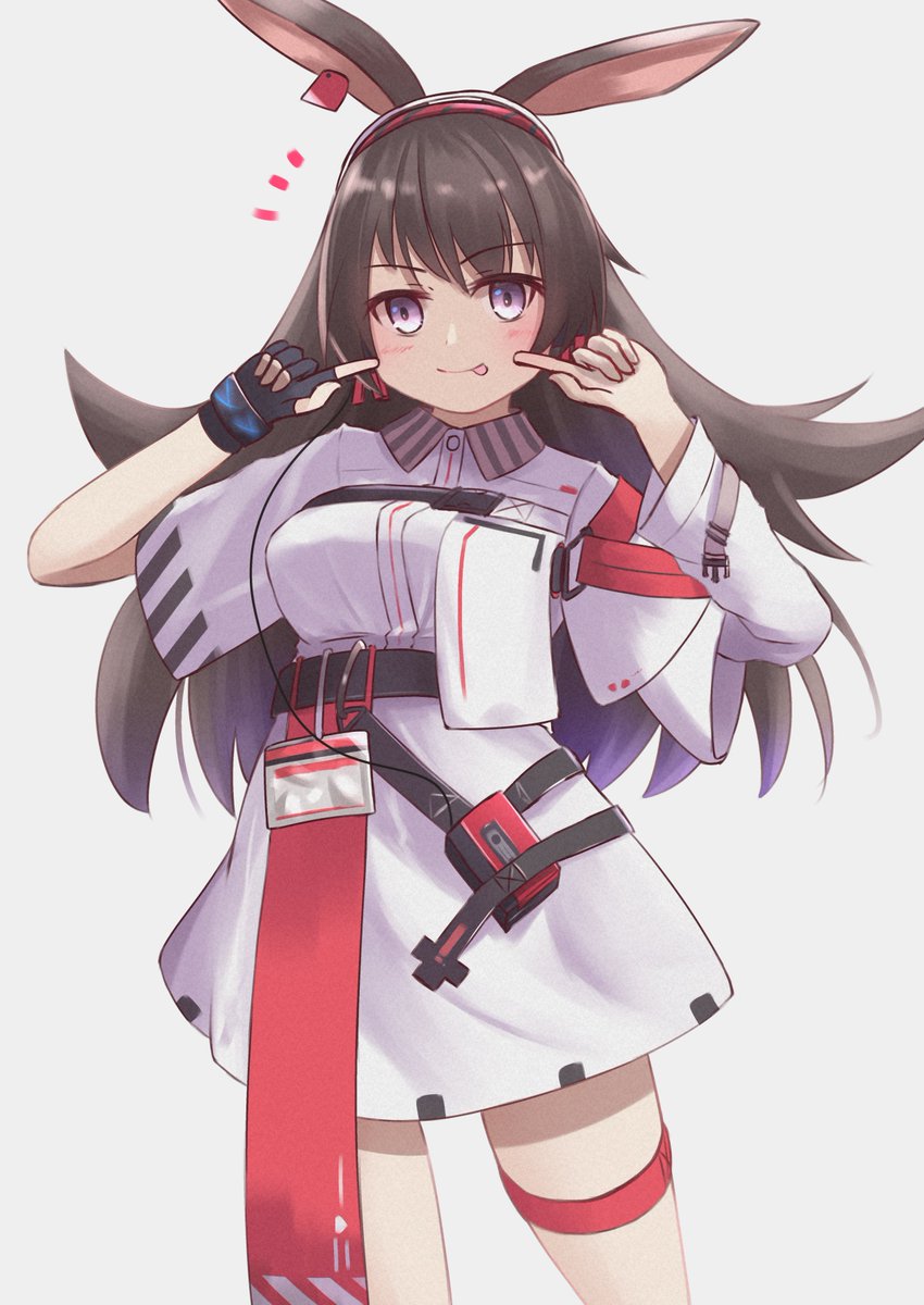 aki16one's tweet photo. ロドスの新たなうさぎちゃんのエイプリル可愛い！！
#アークナイツ https://t.co/AYtd49JYsb